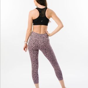 ZYIA Lilac Jaguar Fit n Free Hi-rise 7/8 size 8-10